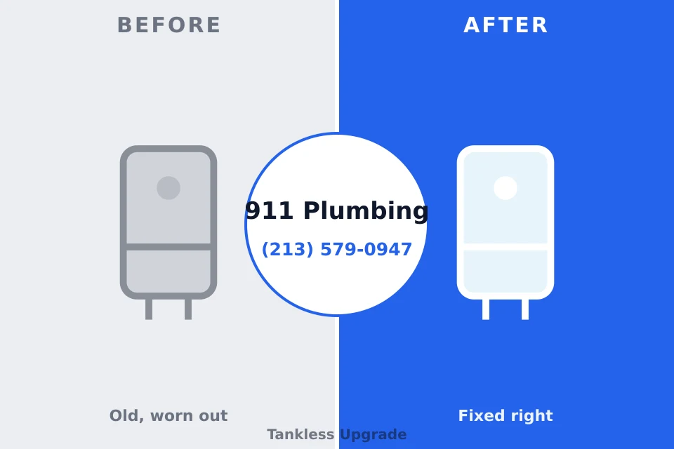 Before and after: plumbing company St. James, MO